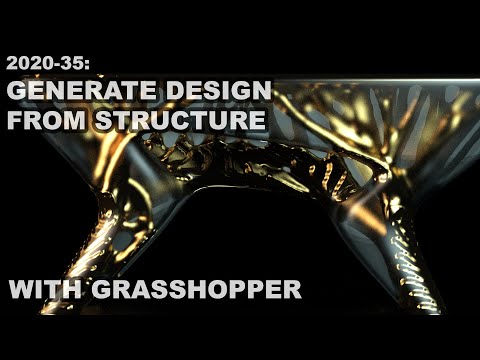 2020-35 LTH Tutorials:  Generative Design from Structural Optimization ( tOpos+ Grasshopper )