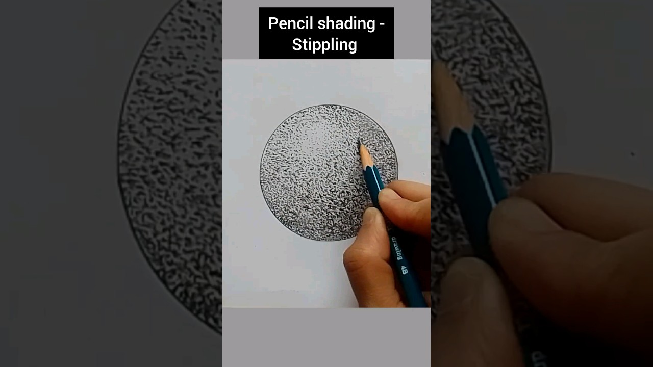Stippling Technique #pencilshading  #shorts  #art