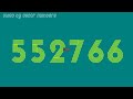 Colorful Numbers 1 To 1000000 In 1 Minute Unreleased 1 4