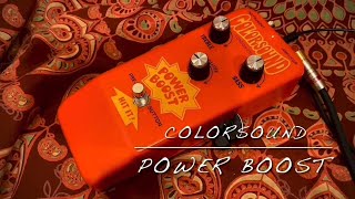 Video thumbnail for COLORSOUND(SOLA SOUND) / POWER BOOST by K Sakuma