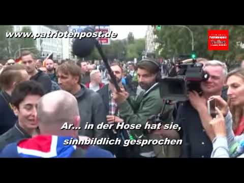Chemnitz 01 09 2018 Polizei lenkt Bürger-Demo um-direkt in die Hände der Antifa