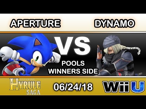 Hyrule Saga - Aperture (Sonic) Vs EDAX | Dynamo (Sheik) Pools - Smash 4