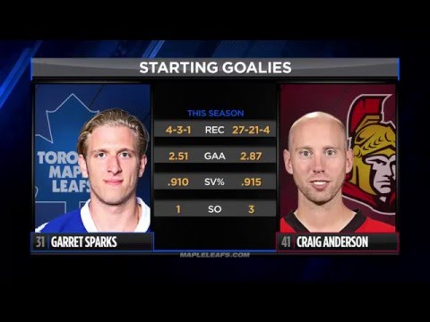 Maple Leafs Game Preview: Toronto vs Senators