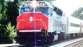 preview picture of video 'Marc Diesel Engine 51 stopping at Savage Station, Maryland'