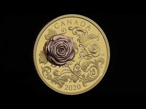 WOW! Includes a 3D 18-karat rose (in rose-gold of course) on your gold coin. Order today.