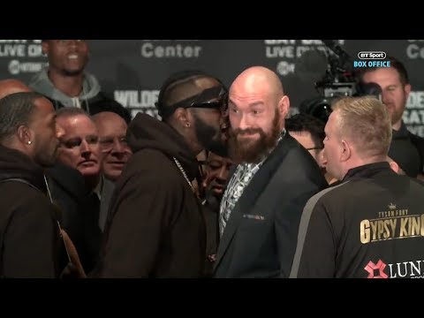 Chaos Breaks Out During Deontay Wilder & Tyson Fury's Press Conference