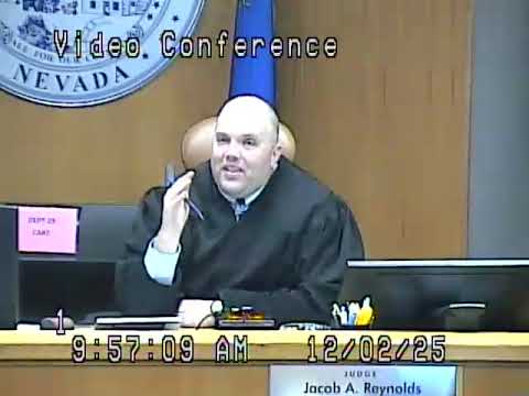 Kim Blandino Before Judge Reynolds to get Passports and other property fom LVMPD