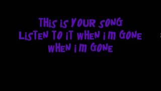 Your Song - Travis Garland Lyrics