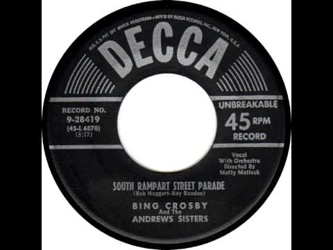 South Rampart Street Parade - Bing Crosby and the Andrews Sisters