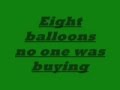 8 Balloons by Shel Silverstein