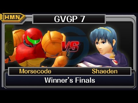 GVGP 7 Melee Winners Finals - Morsecode (Samus) vs. Shaeden (Marth)