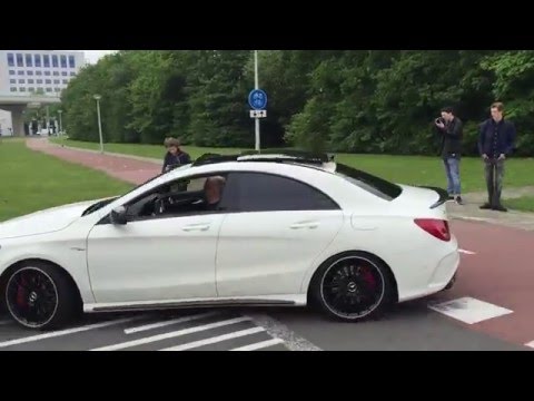 Thumbnail for Mercedes-Benz CLA45 AMG vs Lexus IS-F | Cars and Coffee XXL 2016 | exhaust sound - engine sound by Mercedes-Benz CLA