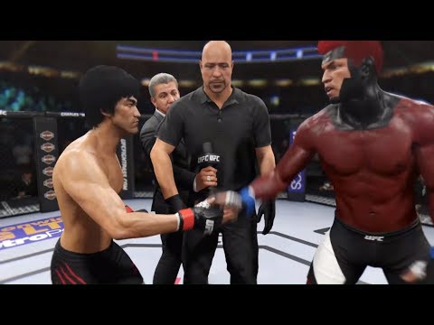 Bruce Lee vs. Gambit (EA sports UFC 2) - Crazy UFC 👊🤪