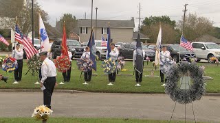 Veterans Day ceremony held at Fountain Memorial Funeral Home and Cemetery in Lafayette
