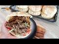 Kebab Bread and Pita Bread Recipe (Very Easy With Milk) [Subtitled]