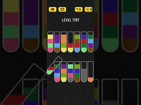 Water sort puzzle level 1787