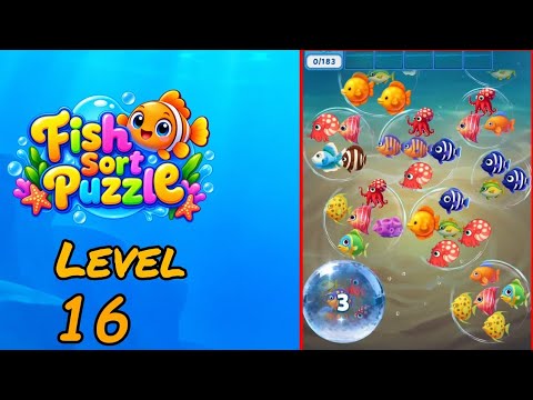 Fish Sort Puzzle Level 16 Walkthrough thumbnail