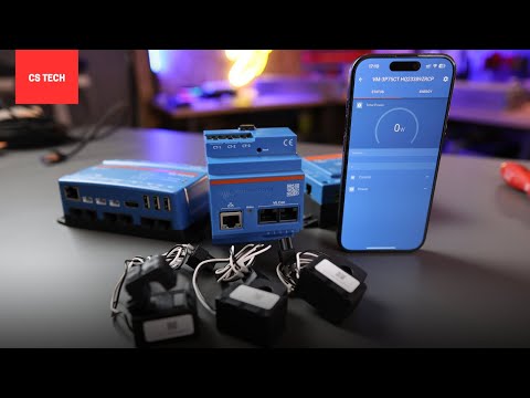 Victron Energy smart meter VM-3P75CT whit LAN, CAN and Victron Connect App