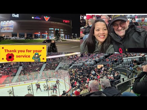 Attending Canadian Armed Forces Appreciation Night  | vlog#25
