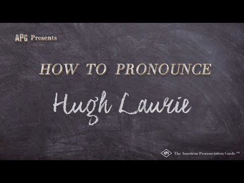 How to Pronounce Hugh Laurie (Real Life Examples!)