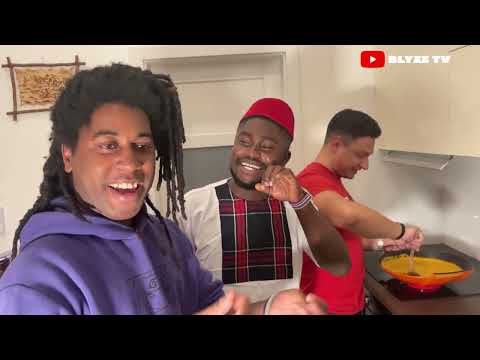 Colombian and Portuguese  Cooking Egusi Soup & Rice #blyzztv#pieceofafrica#dacosta#colombia#portugal