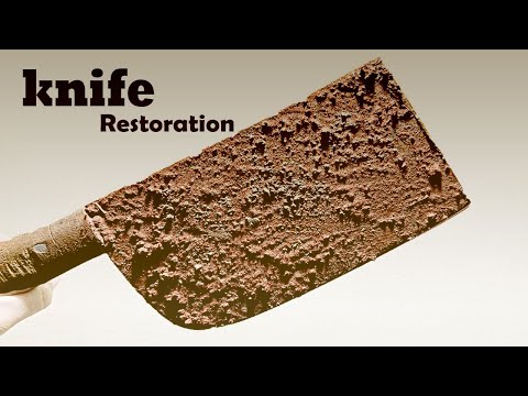 Rusty old Meat Knife Restoration | Extremely Rusted Antique meat Knife | Restoration knife Rust