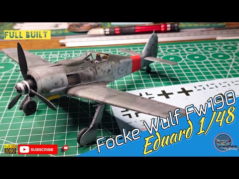 Focke Wulf Fw190  Eduard 1/48 Full Built #airbrushing #modellbau