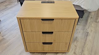 Watch Before You Buy Your Bedroom Nightstands - HOMMPA 24'' Fluted Nightstands with Charging Station