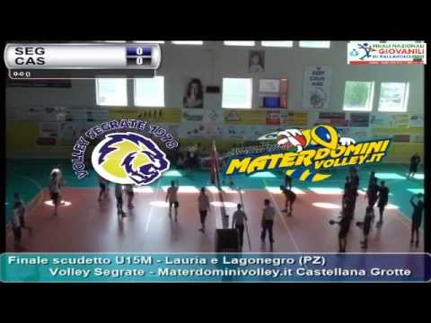 07-06-2015: Finale scudetto U15M - Volley Segrate - Materdominivolley.it Castellana Grotte