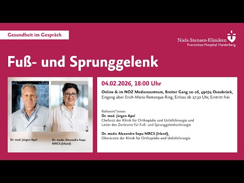 Gesundheit im Gespräch: Fuß- und Sprunggelenk