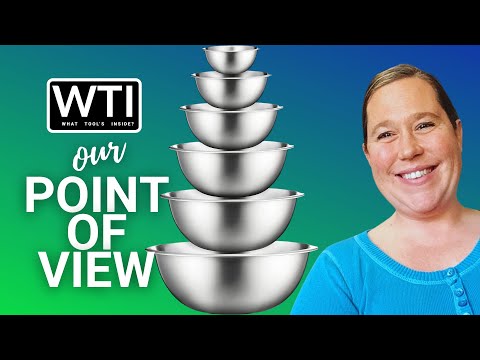 FineDine S. Steel Mixing Bowls (6) - WTI product video review