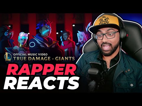 Rapper Reacts to True Damage - GIANTS | League of Legends | First Time Reaction!