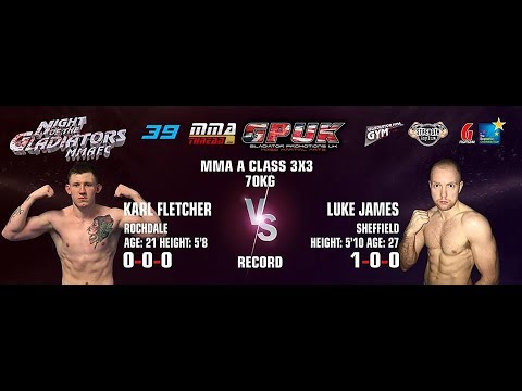 GPUK Night of the Gladiators 39: Karl Fletcher vs Luke James
