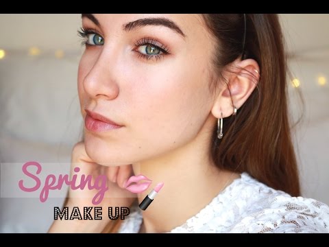 Rutina de maquillaje en PRIMAVERA! || Paulabrookie