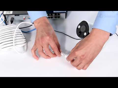 Swann Spotlight Add-on Security Camera How to Connect 4K NHD-885MSFB, 5MP NHD-865MSFB