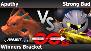 IaB! 86 PM - Apathy (Charizard) vs Strong Bad (MK) - Winners Bracket
