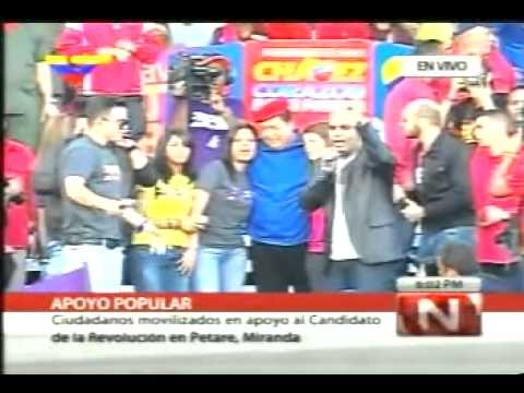 Así cantaron Hany Kauam y Los Cadillacs el Feliz Cumpleaños a Chávez en Petare