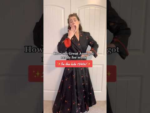 1940s Work GRWM(This video is 3 whole years old!)