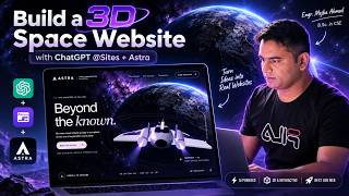 Build a Stunning 3D Website with ChatGPT @Sites + Astra 🚀