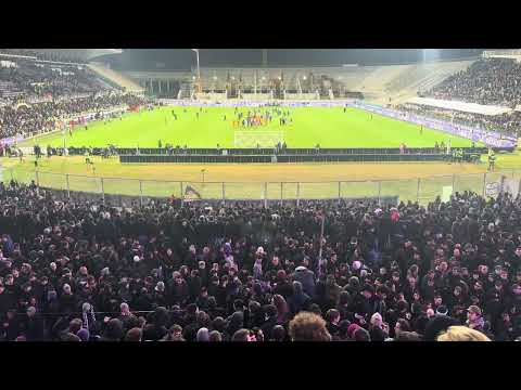 VI ROMPEREMO IL C….. (CONTESTAZIONE FIORENTINA-HELLAS VERONA 1-2 Coro Live Stadio Artemio Franchi)