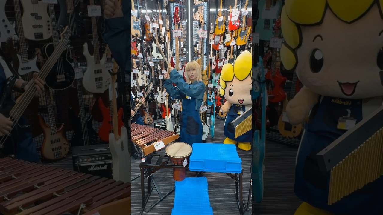 ハードオフの商品だけでバンドしてみた！#ハードオフ#座間#ざまりん