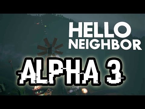 Hello Neighbor ALPHA 3 INTRO!!! FIRST LOOK!