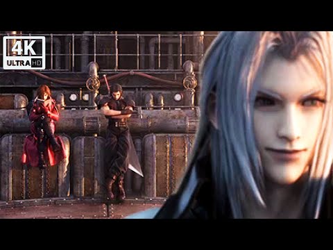 Sephiroth vs  Angeal and Genesis Fight Scene (Crisis Core Final Fantasy VII) 4K