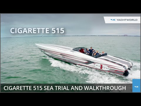 Cigarette 515 Sea Trial And Full Walkthrough Review