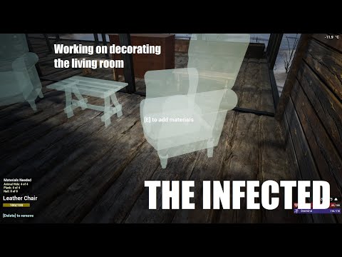 The Infected Ep. 82 - Working on decorating the living room