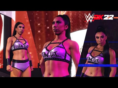WWE 2K22 INDI HARTWELL ENTRANCE | DLC | 16:10 ASPECT RATIO