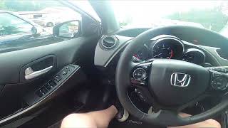 How to Unlock the Hood in Honda Civic IX ( 2012 - 2017 ) - Open Bonnet by Lever