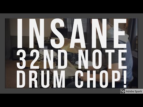INSANE 32nd Note Drum Chop (Transcription!)
