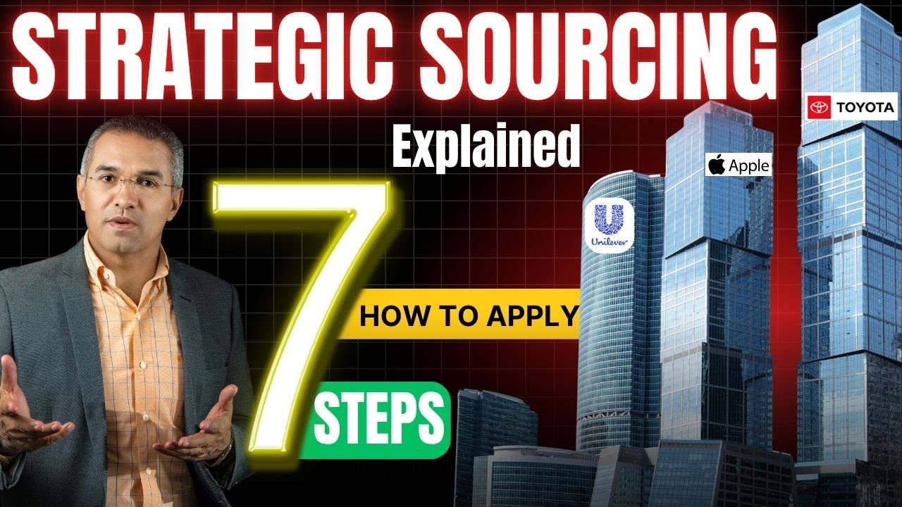 Strategic Sourcing Process Explained | 7 Steps of Strategic Sourcing with Real-World Examples | SCM