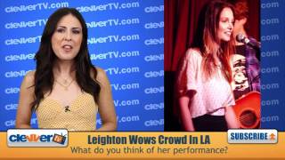 Leighton Meester Performs Secret Show In L.A.